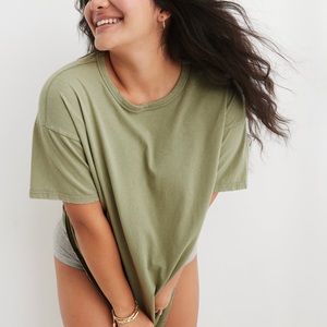 Aerie Distressed Boyfriend tee